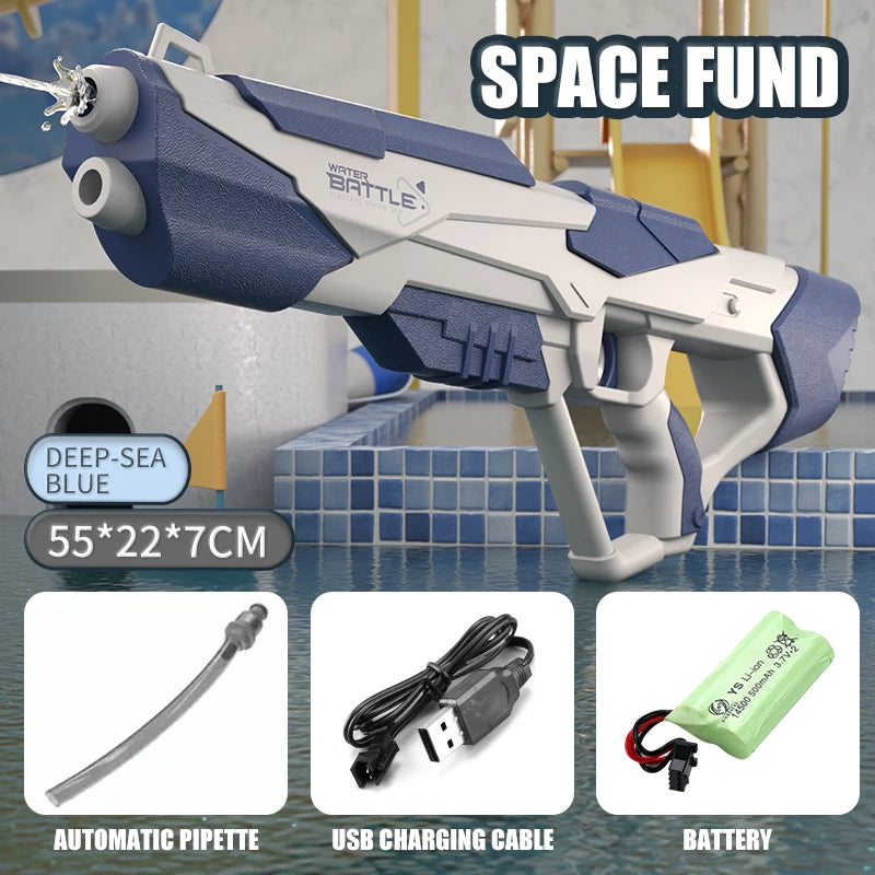 Electric Water Gun Water Spray Toys Bursts Children's High-pressure Strong Charging Energy Water Automatic Children's Toy Guns