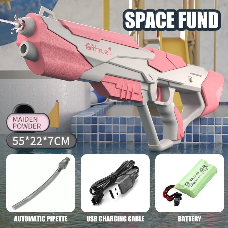 Electric Water Gun Water Spray Toys Bursts Children's High-pressure Strong Charging Energy Water Automatic Children's Toy Guns